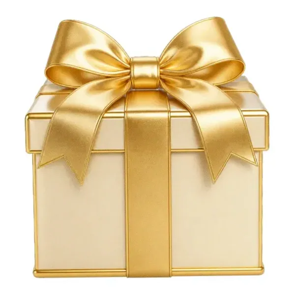 Wrapped gift box — Yukon Gold