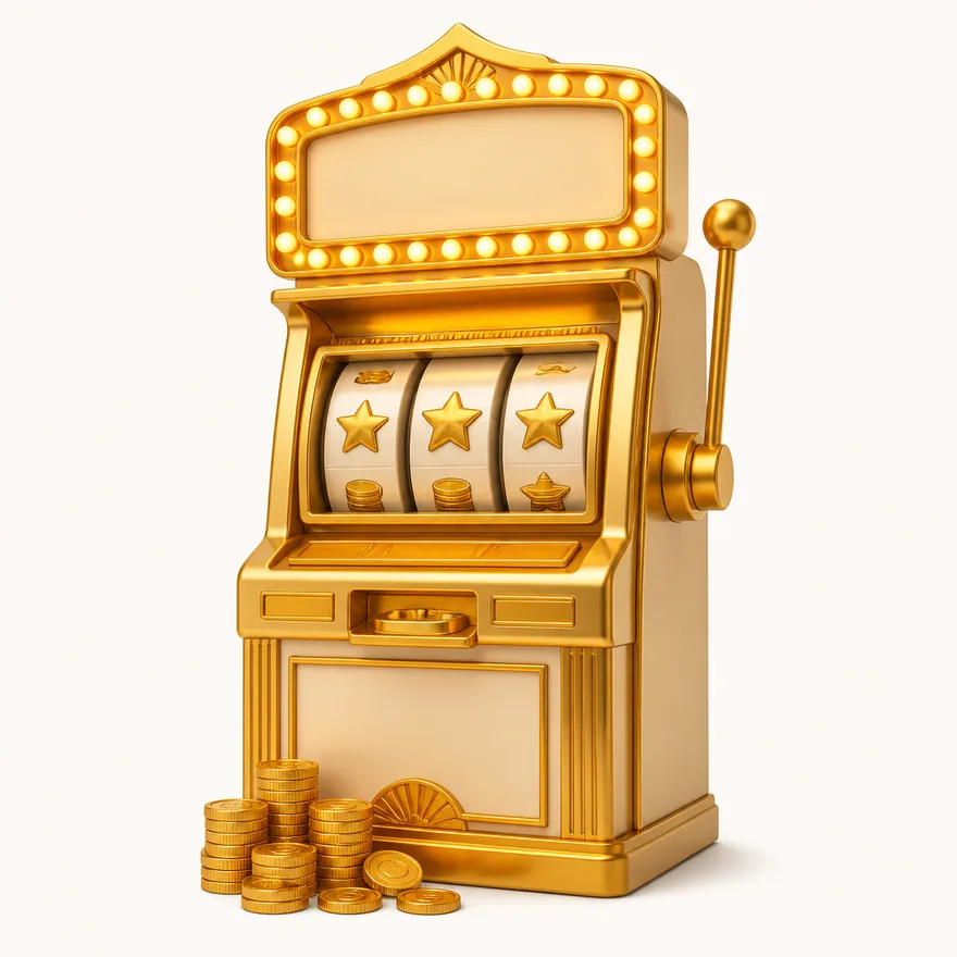 Slot cabinet with marquee — Yukon Gold